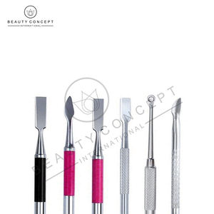 Empujador de cutículas de doble punta con agarre cómodo Empujador de cutículas de calidad de salón para manicura casera Ecológico - Product Image 6