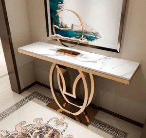 2025 nuevo modelo personalizable de madera maciza mesa de centro TV gabinete conjunto piezas entrelazadas para el hogar sala de estar movible templado - Product Image 3