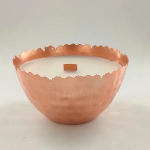 Custom Multi Finishes <b>Candle</b> Jars For Restaurant <b>Candle</b> Light Dinner Tabletop Christmas <b>Candle</b> Votive T Light Wax Container - Product Image 3