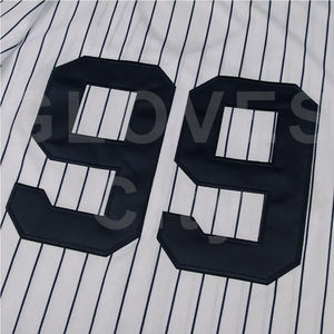 เสื้อเจอร์ซีย์เบสบอลของผู้ชายแห้งเร็วระบายอากาศได้ดีพร้อมถุงมือปักลายชุดเล่นซอฟต์บอลและเบสบอลในเมืองขายส่งใหม่ - Product Image 6