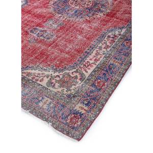 Alfombra de Lana Anudada a Mano de Gran Tamaño, Diseño de Medallón Rojo y Naranja, para Sala de Estar, Pasillo Rectangular, Modelo Pae-2295 - Product Image 2