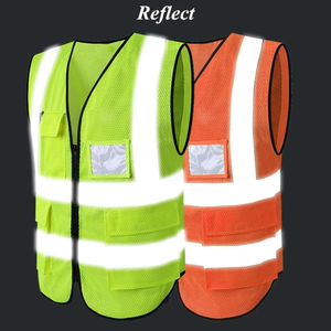Qualité supérieure Respirant Étanche À L'acide À Séchage Rapide 100% Polyester Gilet De Sécurité Concevez Votre Propre Pas Cher Prix Solide Gilet - Product Image 4
