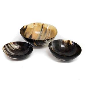 Cuerno de búfalo pulido ecológico natural hecho a mano, cuenco para servir, cuerno de vaca, vajilla para comedor y entretenimiento en fiestas - Product Image 6