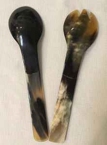 ช้อนเขาสัตว์แท้จาก MN EXPORTS ผลิตด้วยมือ ทันสมัย กันน้ำ ทนทาน ช้อนธรรมชาติ ของตกแต่งบ้านสุดคลาสสิก โดดเด่นจากอินเดีย - Product Image 6