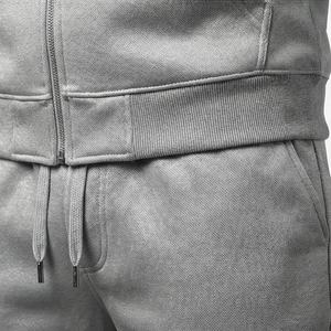 Conjuntos de Sudaderas con Capucha para Hombre, del Mismo Color, con Logotipo de Marca Personalizado, Trajes Deportivos de Dos Piezas, Ropa Deportiva, Conjunto Atlético para Gimnasio y Jogging - Product Image 5