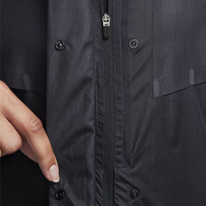 Survêtement personnalisé pour femmes deux pièces avec capuche Ensemble jogging d'été en nylon et polyester avec veste coupe-vent et short - Product Image 5