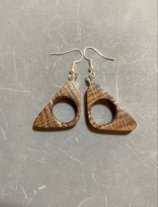 Offre Spéciale mode professeur cadeau créatif luxueux Design croisé forme bois boucle d'oreille haute qualité meilleure vente bijoux de créateur - Product Image 5