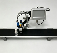 Imprimante jet d'encre industrielle automatique en ligne avec tête d'impression XP600 pour impression par lots/QR/code date/logo sur matériaux souples – Garantie 1 an