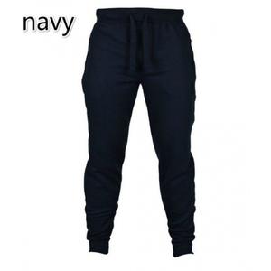 OEM Broderie personnalisée Logo Design Pantalon de survêtement de sport décontracté à coupe étroite pour hommes Pantalon de survêtement d'hiver noir anti-rides devant plat - Product Image 1