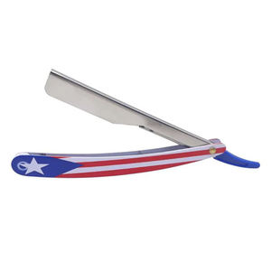 Navaja de Barbero Profesional de Acero Inoxidable con Mango de Plástico, Logotipo Personalizado y Embalaje, Afeitadora para Hombre - Product Image 6