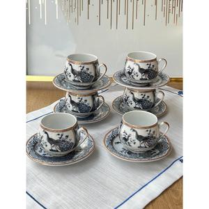 Tazza di caffè turco pavone serve 6 12 pezzi - Product Image 1