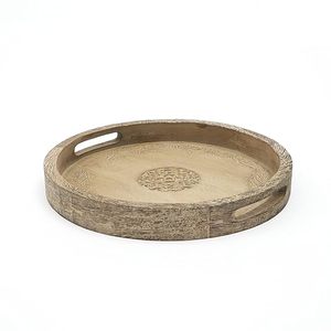Handmade Small and <b>Large</b> Wooden <b>Serving</b> <b>Tray</b> for Appetizers and Home/Restaurant Decoration Low Price - Product Image 6