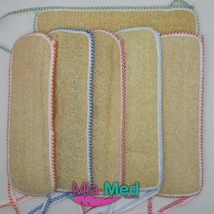 Mia Med grande Natural respetuoso con el medio ambiente exfoliante corporal Loofah 34 cm Biodegradable baño ducha herramienta depurador Etiqueta Privada esponja Simple - Product Image 1