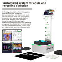 Escáner de pies portátil de alta demanda con IA para pies planos biomecánicos y arcos altos, máquina de ortesis y plantillas con interfaz USB, en stock.