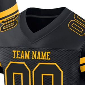 Offre Spéciale 2025 maillot de football américain personnalisé ensembles respirants durables pour l'entraînement des équipes et les sports de compétition en gros - Product Image 5