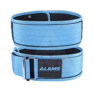 Cinturón antideslizante de nailon y neopreno personalizado unisex superventas para gimnasio, levantamiento de pesas con logotipo personalizado para entrenamiento en las cuatro estaciones - Product Image 4