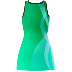 Prix de gros Uniformes de netball de couleur unie sur mesure Logo imprimé bas quantité minimale de commande femmes Uniforme de netball - Product Image 3
