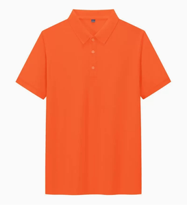 เสื้อโปโลผู้ชายแขนสั้นผ้าฝ้าย 100% ขายส่ง เนื้อผ้านุ่มสบาย ปักโลโก้ เสื้อโปโลผู้ชาย - Product Image 5