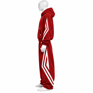 Ensemble de survêtements vintage d'hiver en deux pièces, lavé, personnalisable avec logo imprimé, unisexe, respirant, 100 % coton, vente en gros OEM - Product Image 6