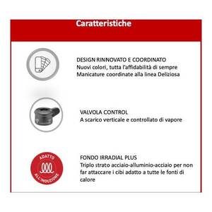 DELIZIOSA LAGOEASY Olla a Presión de Acero Inoxidable Lagostina Cromada Pulida 010038010507 (7 Litros) - Product Image 2