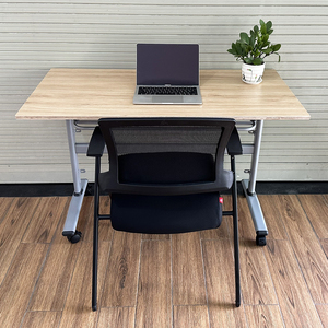 School Folding <b>Table</b> with Plywood Top and Chairs (Set of 4)-CB68179 - Product Image 3