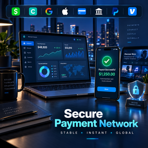 ลิงก์ชำระเงิน Cashapp และ API เกตเวย์ชำระเงิน Chime สำหรับผู้จัดจำหน่ายเกมออนไลน์ พร้อมบริการ ACH Card, PayPal และบริการแบบเรียลไทม์ - Product Image 1