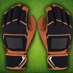 Gants de frappe de baseball en peau de mouton avec impression de logo personnalisé couleurs et tailles personnalisées pour gaucher écologique doigt complet unisexe - Product Image 5