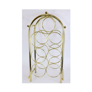 ชั้นวางแชมเปญในห้องครัวทำจากโลหะเนื้อแข็งชั้นวางไวน์สไตล์ทันสมัยสีเงิน - Product Image 5