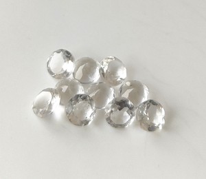 Piedra preciosa suelta facetada transparente de cristal de cuarzo Natural hecha a mano 3mm-30mm juego de colores cortados para la fabricación de joyas al por mayor KHATUSHYAM - Product Image 2