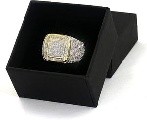 Anillo de Bodas de compromiso multicapa con cara ancha Vintage de diamante de moissanita de Plata de Ley 925 para mujer - Product Image 3