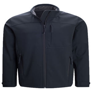 Chaqueta Softshell Ligera y Transpirable Unisex al por Mayor, Chaqueta Impermeable Tipo Parka para Exteriores con Cuello Alto y Logotipo Frontal - Product Image 1