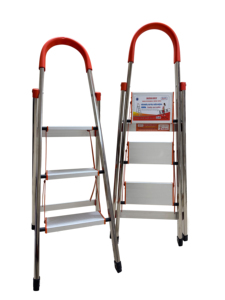 Tabouret d'Escalier Moderne en Acier Inoxydable à 5 Marches, Échelles d'Escalade Pliables et Portables pour Extérieur, Entrepôt, École, Usage Domestique - Product Image 2