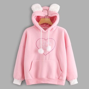 Sweat-shirt à capuche personnalisé de haute qualité pour femmes, longueur longue, OEM, en molleton tricoté, sweat-shirt à capuche d'hiver à logo frontal, veste XS - Product Image 3