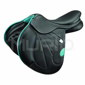 Selle de dressage en cuir naturel souple, best-seller, équitation anglaise, couleur personnalisée, logo personnalisé, exportation mondiale, style western - Product Image 6