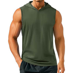 Fashion <b>Sleeveless</b> <b>Hoodies</b> Soft Stretch Material Comfortable Fit for Daily Casual Wear <b>Sleeveless</b> <b>Hoodies</b> - Product Image 1