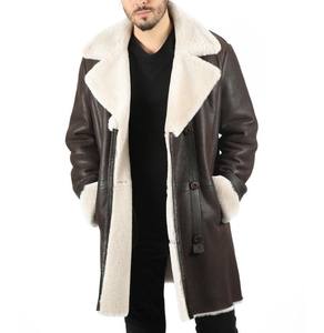 Chaqueta de Cuero de Alta Calidad 100% para Hombre, Diseño Superior, Manga Larga, Cuello Alto, Impermeable, Personalizable, Precio Razonable, Invierno - Product Image 3