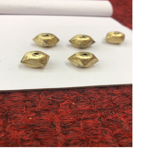 Cuentas de latón hechas a medida de 6 lados para diseñadores de joyería nativa. Ideal para hacer pulseras y collares de tamaño 10 mm - Product Image 5