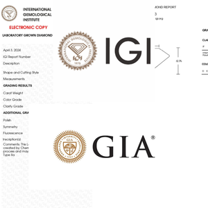 Diamant rond taille brillant HPHT CVD en vrac 0.5CT à 6CT de tailles variables certifié GIA/IGI - Product Image 2