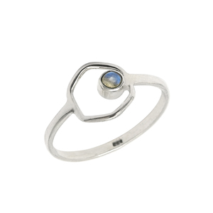 Trending Design 925 Sterling Silver <b>Rings</b> With 100% Natural <b>Labradorite</b> in Bezel Setting Top Selling Fashionable Jewelry for Her - Product Image 1