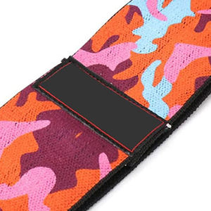 Logotipo personalizado Gimnasio Ejercicio Yoga Fitness Tela Ejercicio Booty Bandas Sublimación Diseño Cadera Círculo Tela Bandas de resistencia - Product Image 6