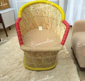 Premium Quality Natural <b>Bamboo</b> Wicker Sarkanda <b>Chair</b> Elegant <b>Chair</b> For Living Room Garden Balcony - Product Image 1