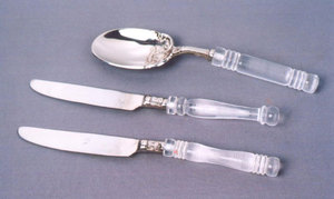 Juego de Cubiertos Portátil de Latón Pulido Brillante para Hotel y Restaurante, Utensilios de Cocina para el Hogar - Product Image 3