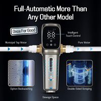 Préfiltre à eau domestique entièrement automatique pour toute la maison, 40 microns, 6T/H, maille SUS316L, H59-1, laiton 3/4 1 pouce, BriskSpring
