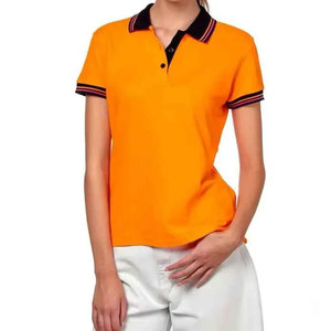 เสื้อโปโลสำหรับผู้หญิงเสื้อโปโลผ้าฝ้ายสำหรับใส่โลโก้ได้ตามต้องการ - Product Image 5