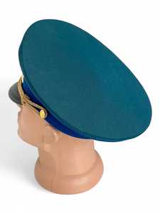 Gorras de pico azul marino Material personalizado Sombrero de alta calidad Hecho en fábrica Sombrero con visera Gorra ceremonial elegante ajustable - Product Image 6