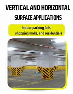 บาร์823จอดสีผนังและขอบถนน-ตัวทำละลายอะคริลิคส่วนประกอบเดียวเคลือบป้องกันภายในภายนอก9กก. 18กก. - Product Image 2