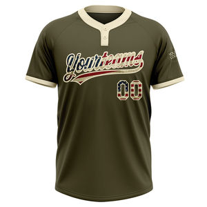 Camiseta de Béisbol de Equipo con Diseño Personalizable para Uniformes Escolares y de Club, Tejido de Alta Comodidad, Talla Grande para Hombre, Absorbe la Humedad - Product Image 2