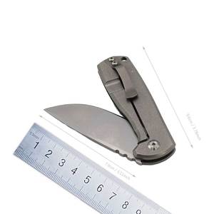 Construisez votre propre couteau pliant en titane de marque de couteau avec votre conception individuelle en bas quantité minimale de commande - Product Image 2