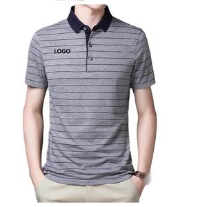 Polo de Trabajo Informal de Negocios Verde, Polo de Manga Corta para Hombre de Alta Calidad |   Tela de Algodón Suave con Logotipo Personalizado - Product Image 6