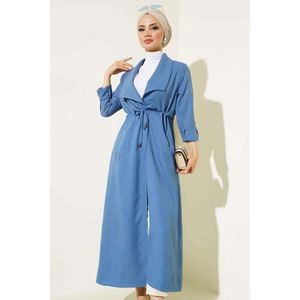 พรมและชุดหมวกคลุมแบบมีพู่สีน้ำเงินเปอร์เซีย - Product Image 1